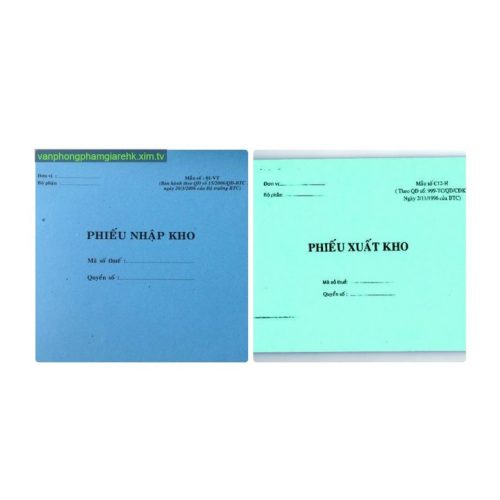 Phiếu xuất nhập 2 liên